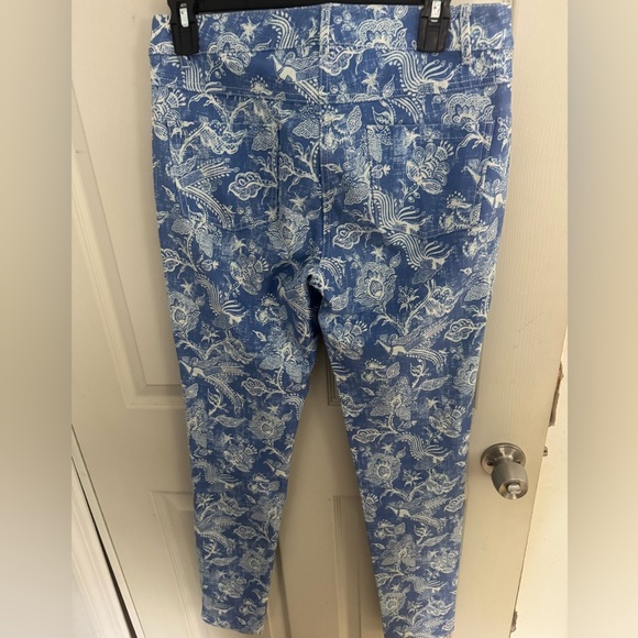 J MCLAUGHLIN NEWPORT CAPRI PANT S HAWAIIAN PRINT TROPICAL CATALINA CLOTH Sz 4 - Picture 6 of 13
